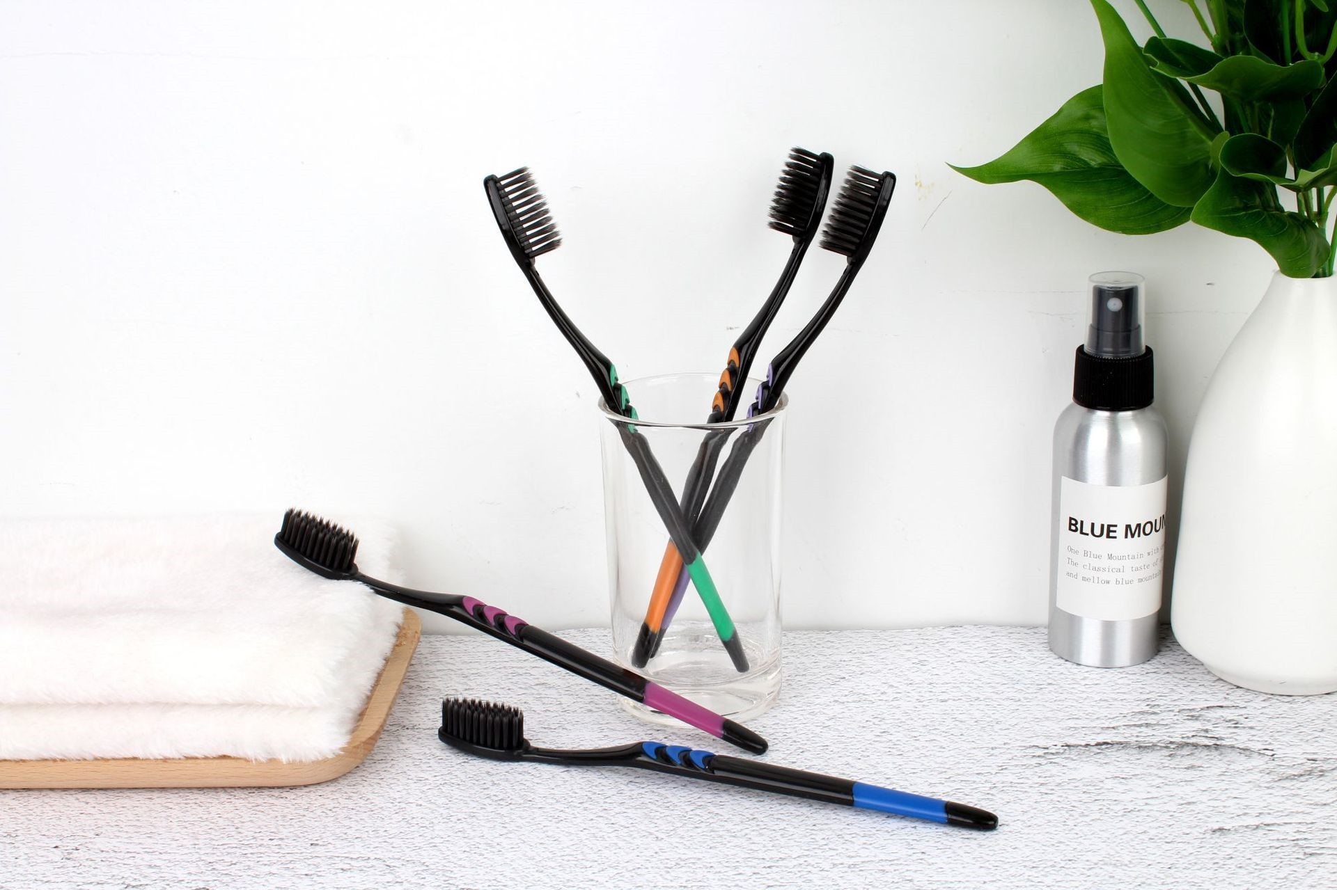 Bamboo Toothbrush Set - 1 escova de dentes de cerdas