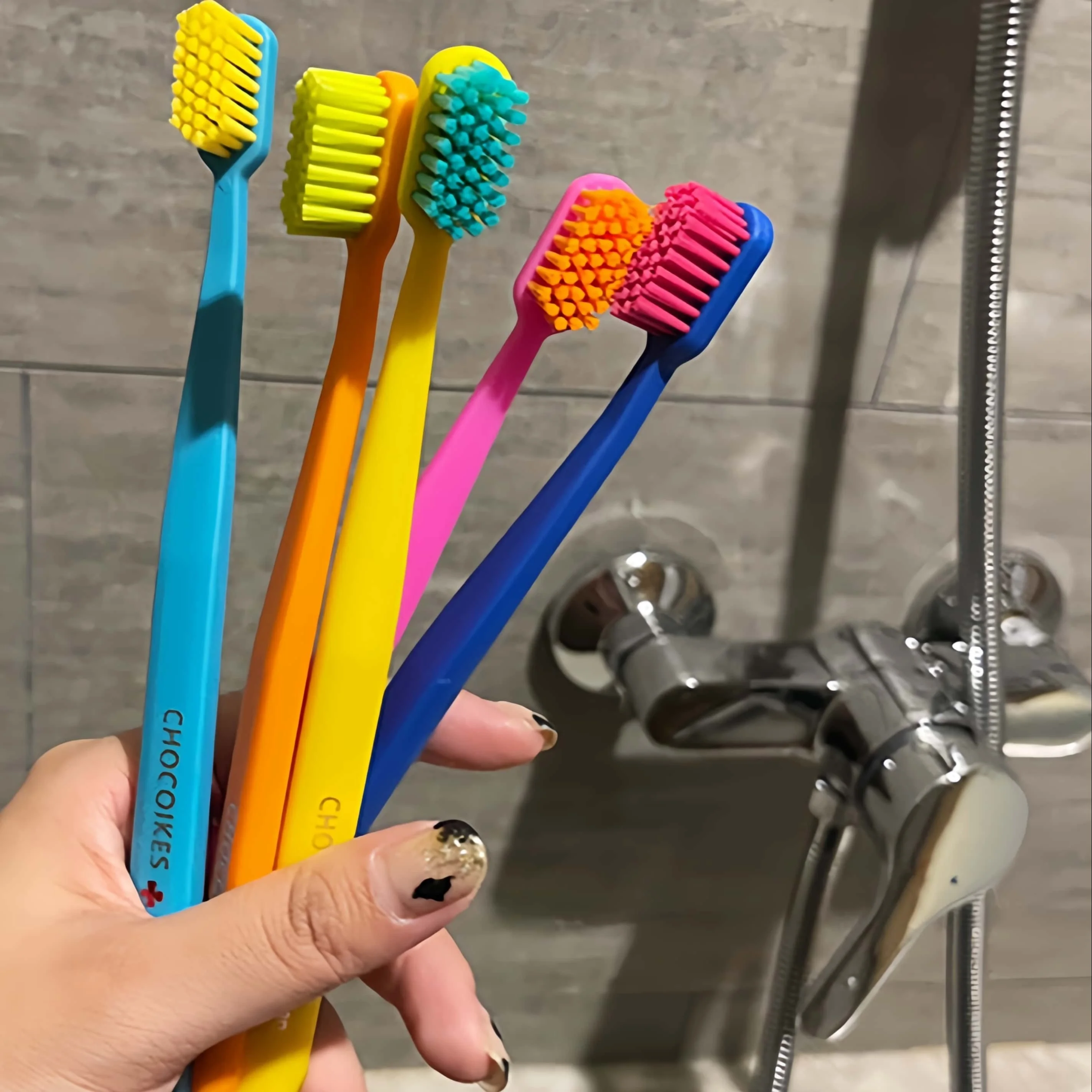 Bamboo Toothbrush Set - 5 pacotes de conjunto de escova