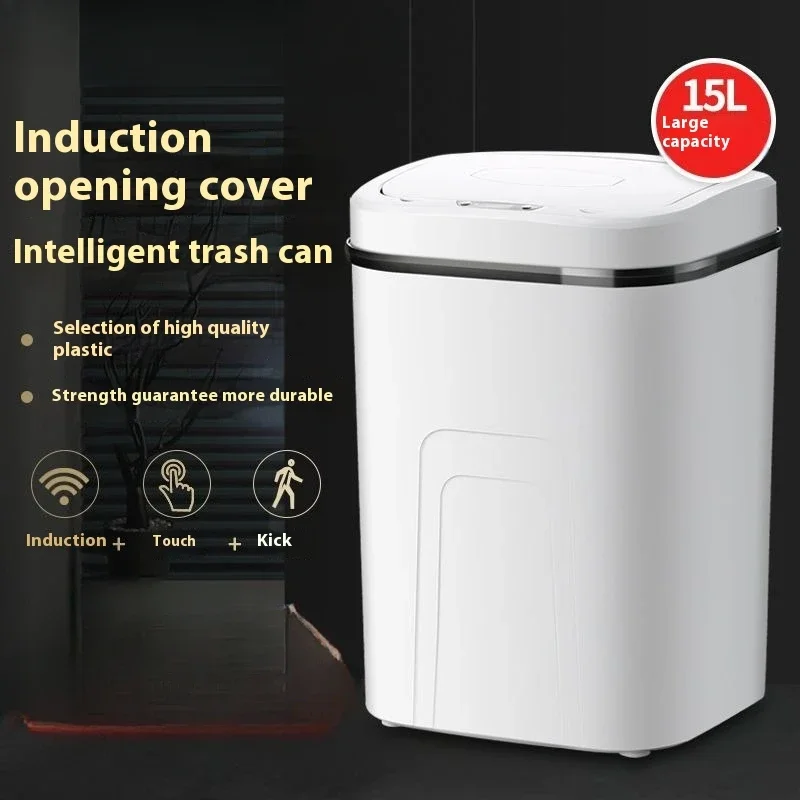 Compost Bin Countertop - Lixeira inteligente com sensor automático, 15l,