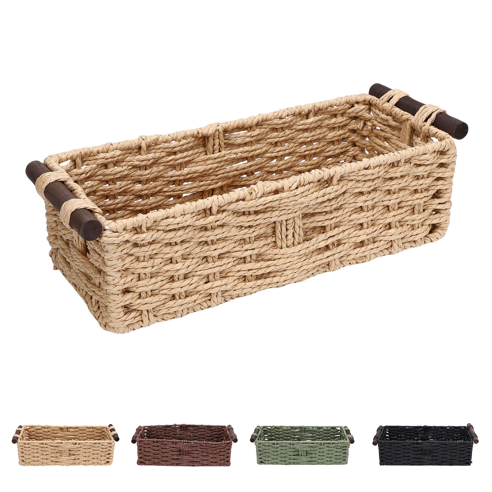 Compost Bin Countertop - Cesta de papel higiênico artesanal decorativa