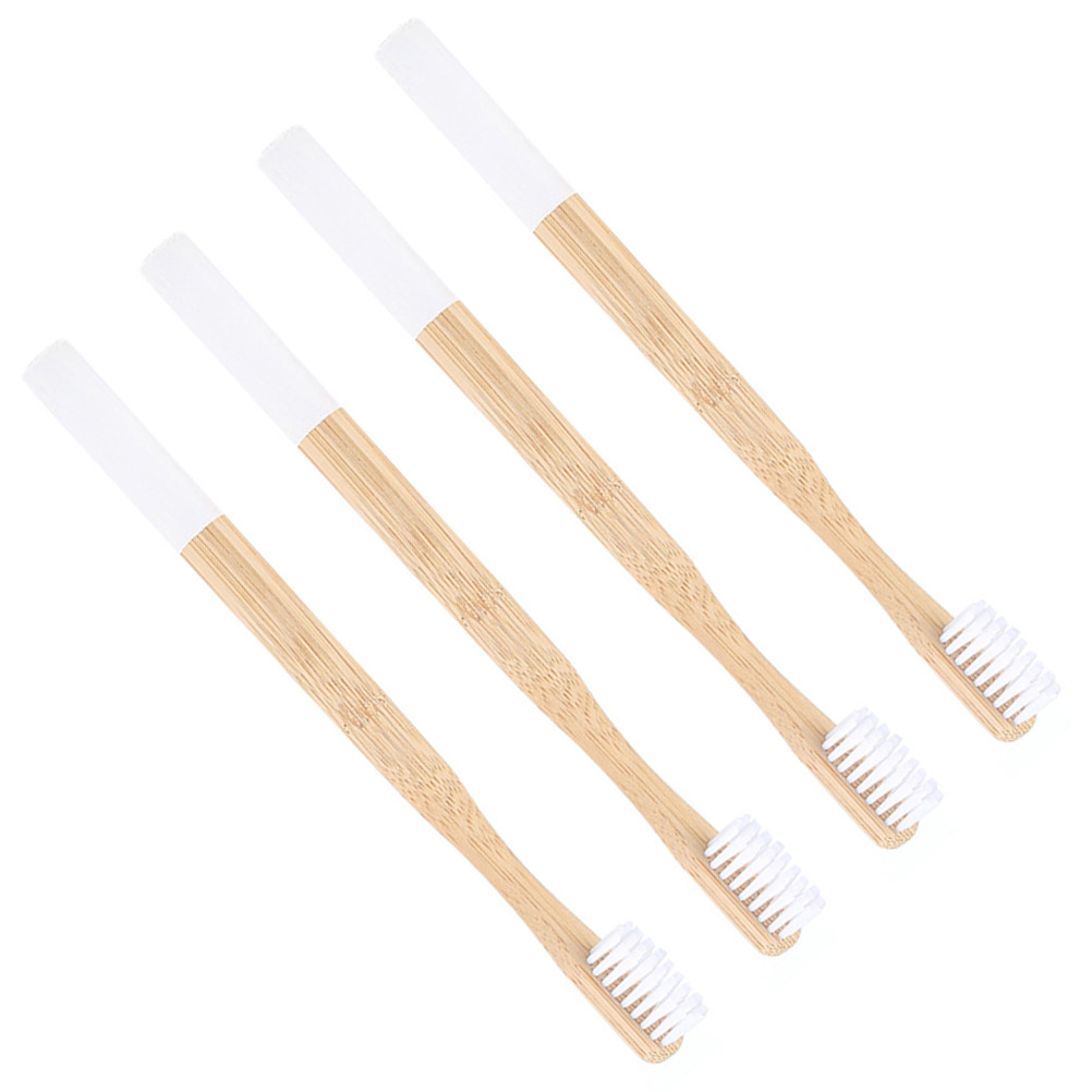 Bamboo Toothbrush Set - 4 Escovas de Dente de Bambu