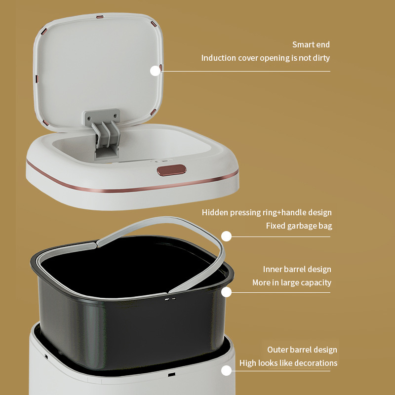 20/35/40l lata de lixo intelig - Compost Bin Countertop avaliação e preço