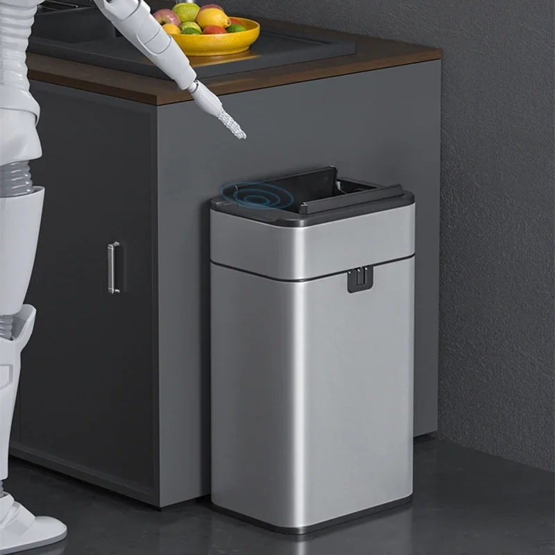 Aço inoxidável Smart Trash Bin - Compost Bin Countertop avaliação e preço