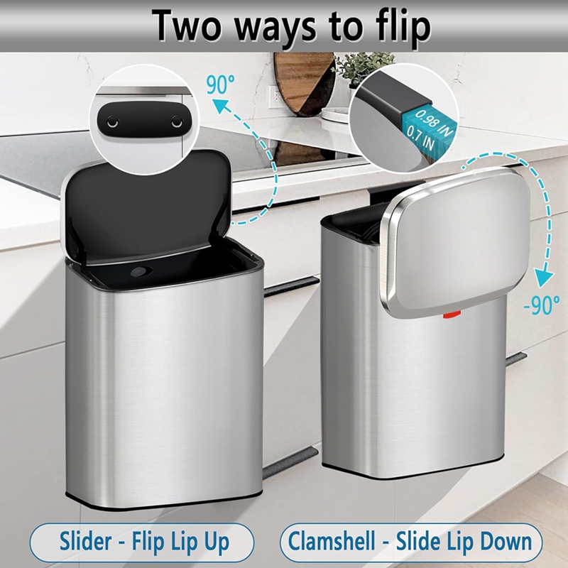 Lixeira pequena de aço inoxidá - Compost Bin Countertop avaliação e preço