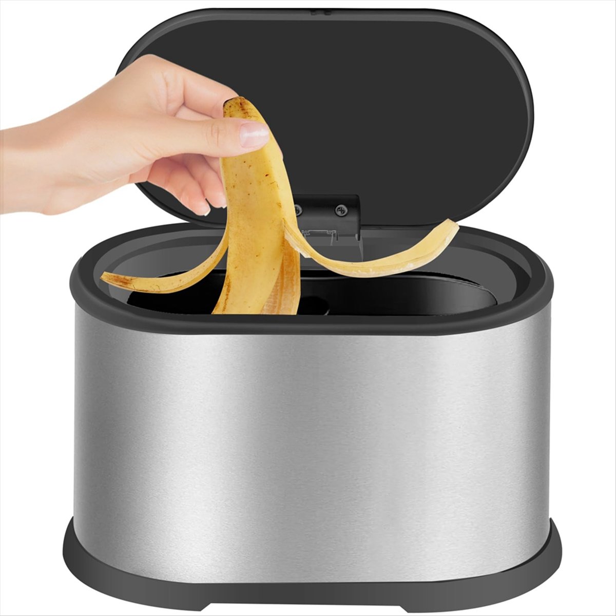Lixeira Mini MALL com Tampa, L - Compost Bin Countertop avaliação e preço