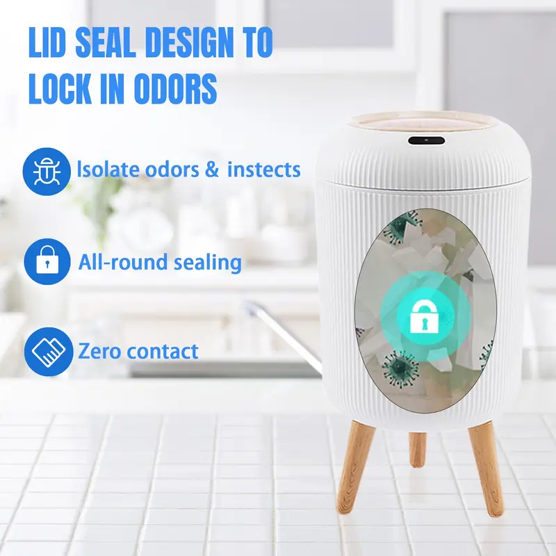 Lixeira Automática com Sensor  - Compost Bin Countertop avaliação e preço