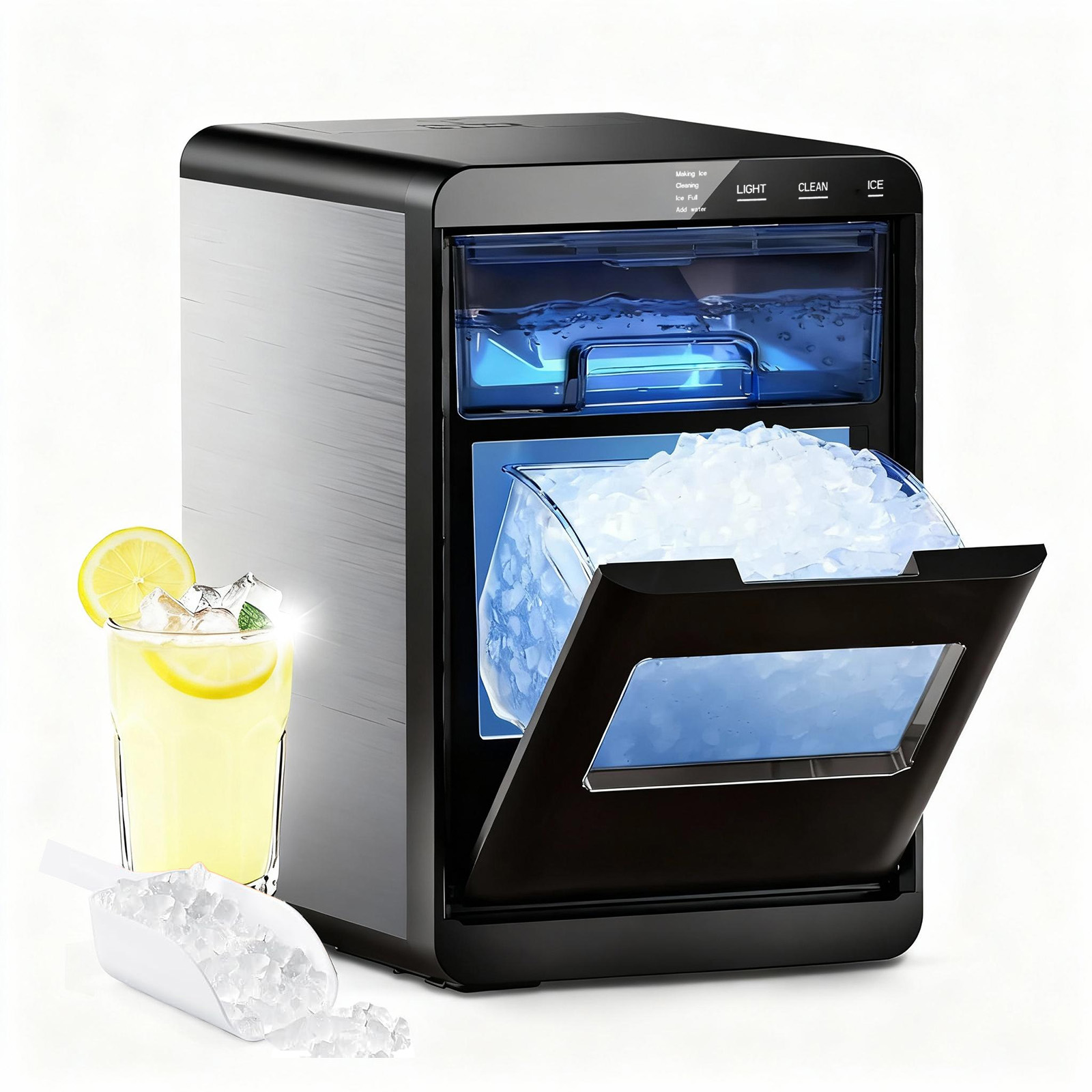 Nugget Ice Maker Benchtop 44bs - Compost Bin Countertop avaliação e preço